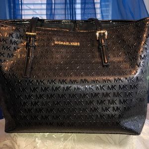 Black MK signature Handbag